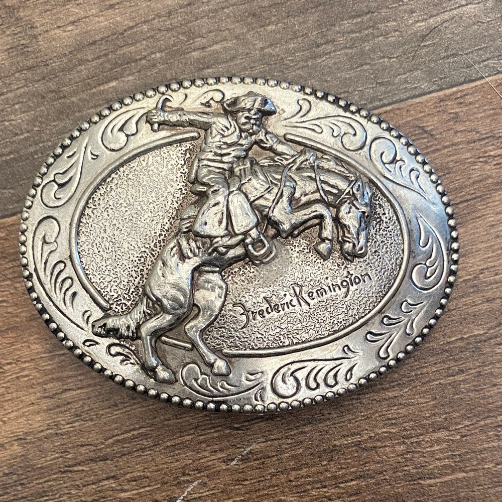 Silver Belt Buckle